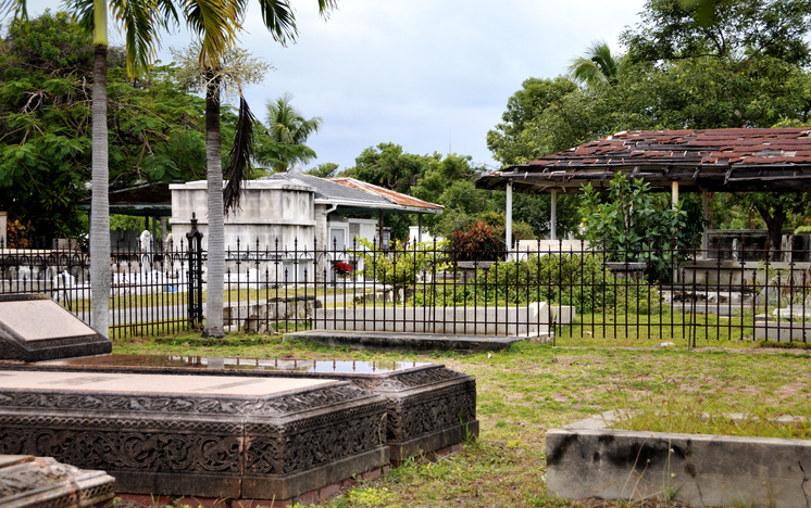 A cemetery in Key West, Florida