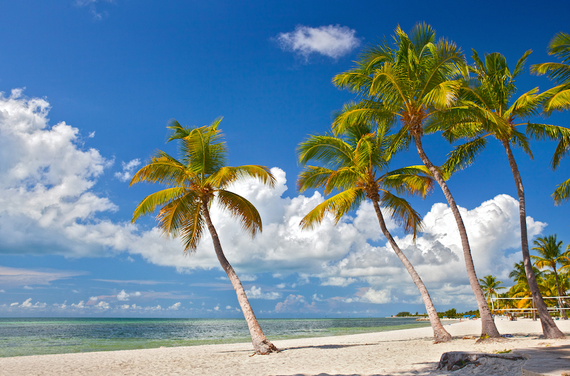 A Key West beach
